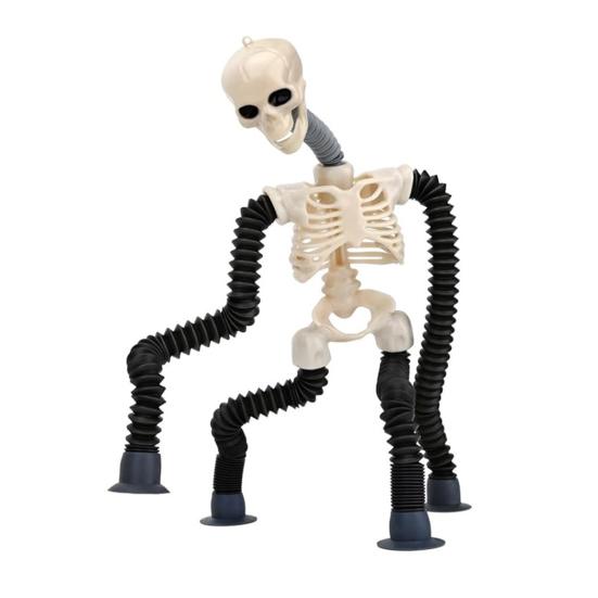 Трубки Скелет Непоседа Игрушки для Детей Светящиеся в Темноте Телескопические Присоски Игрушка Снятие Стресса Тревоги Гибкие