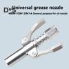 Grease Coupler Nozzle High Pressure Double Handle Lock Clamp Type Grease Nozzle Factory Supply