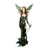 [N4776] - Figurine 'Fairy Dreams' Green Black (baby Dragon) - 52x21x12 Cm