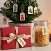 50pcs Wooden Pendants Rectangular Blank Christmas Hang Wood Tag Children Painting Gifts Xmas Tree Wedding Party Gift Decoration