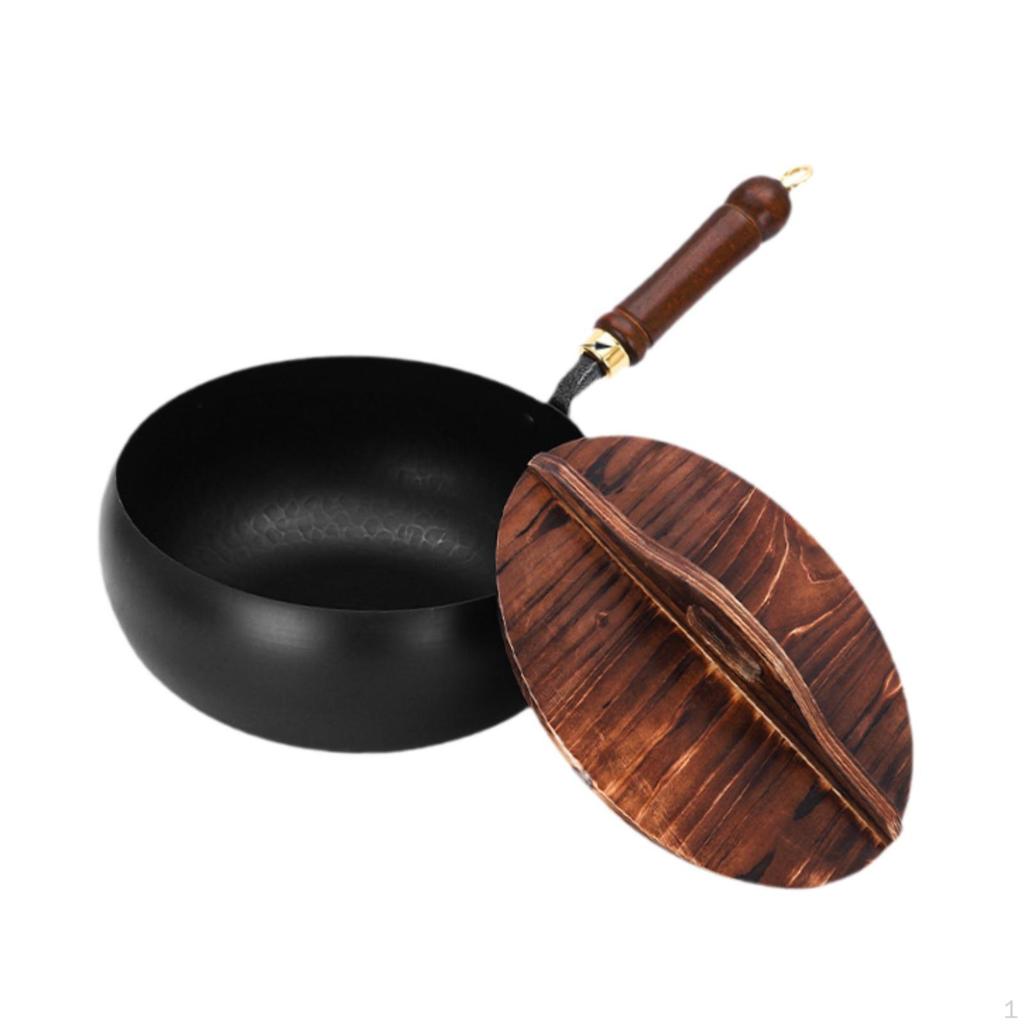 Chinese Cooking Wok Pan Induction Gas Stir Fry Round Bottom Cookware