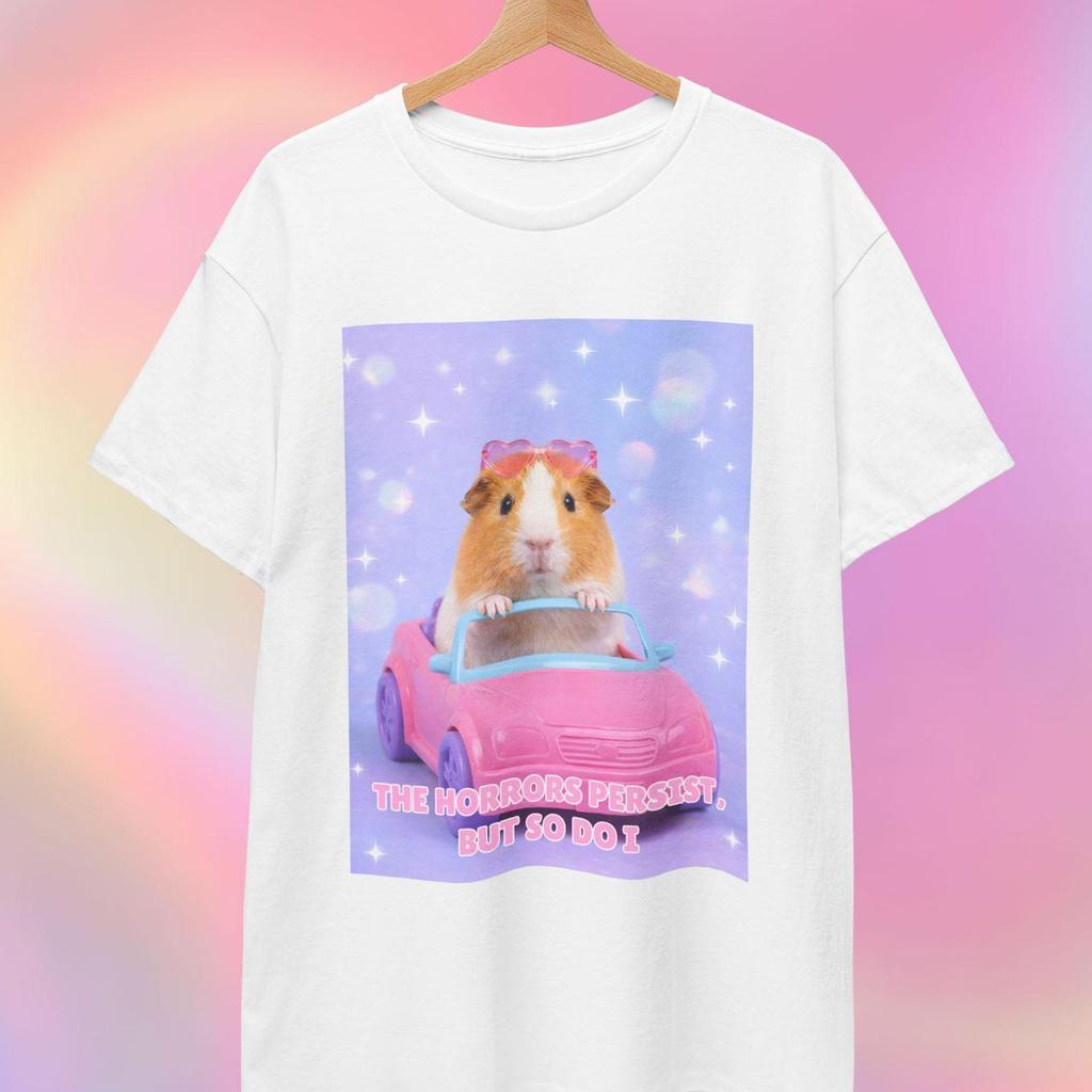 Guinea Pig Meme Tee | The Horrors, Persist But So Do I