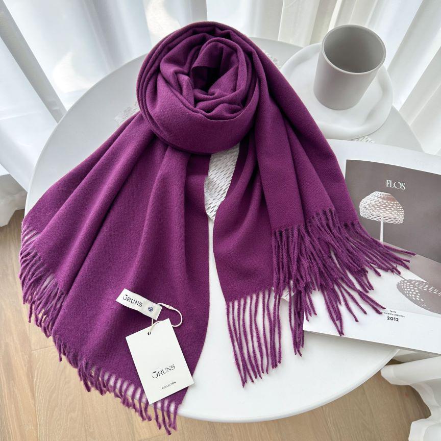Women's Luxurious Cashmere Scarf Shawl - 250g, Perfect for Autumn & Winter