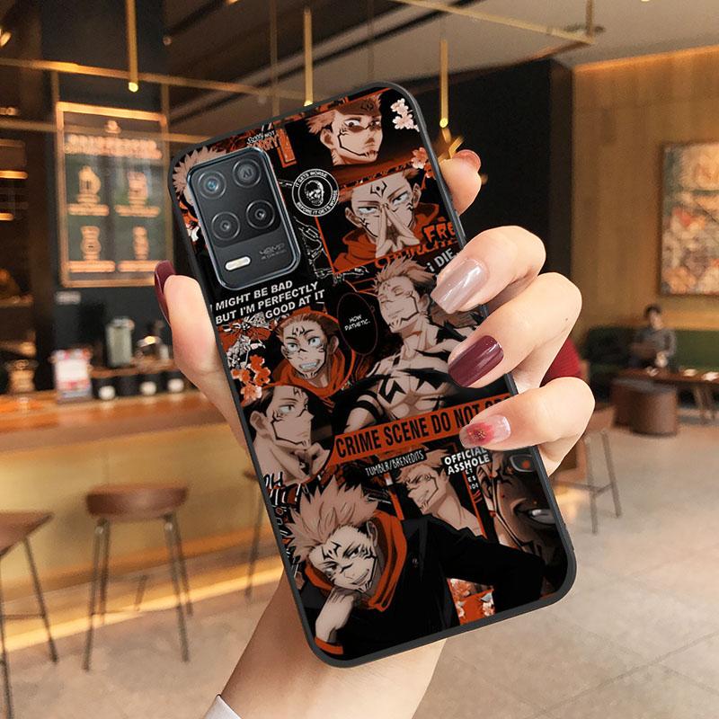 Чехол Jujutsu Kaisen Ryomen Sukuna для OPPO Realme GT 2 Pro X2 Pro XT C25S 8 7 6 Pro 6i GT Master C3 C21 C21Y C11 X3 SuperZoom