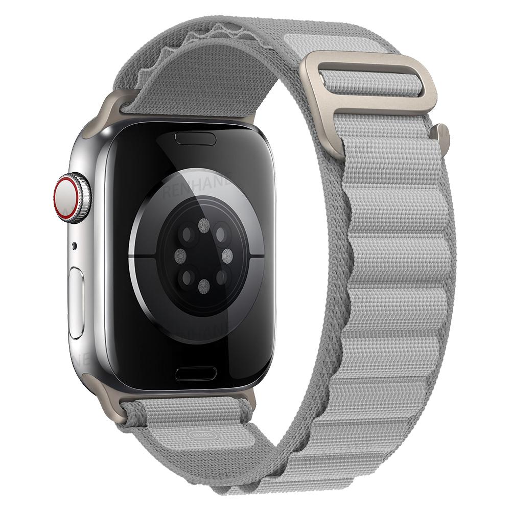 Нейлоновый ремешок Alpine Loop для Apple Watch, ремешок 49 мм, 45 мм, 41 мм, 44 мм, 40 мм, 42 мм, 38 мм, металлический браслет с G-крючком, ремешок IWatch Ultra 34 5 SE 6 7 8