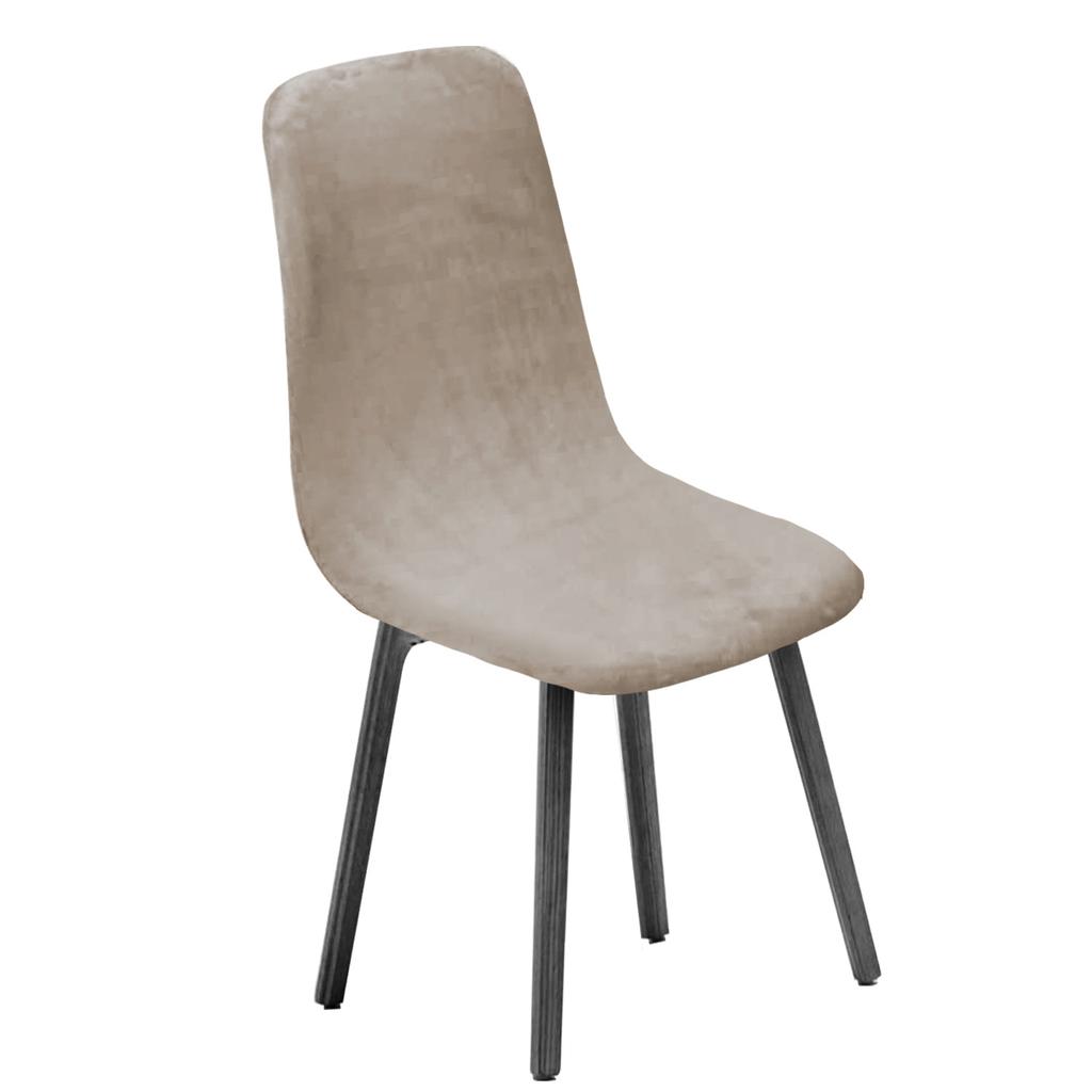 Higher Quality Velvet Chair Cover 1/2/4/6 Pcs Stretchable Chair Cover for Dining Room 2 Type of Fabrics Chair Slipcover for Home