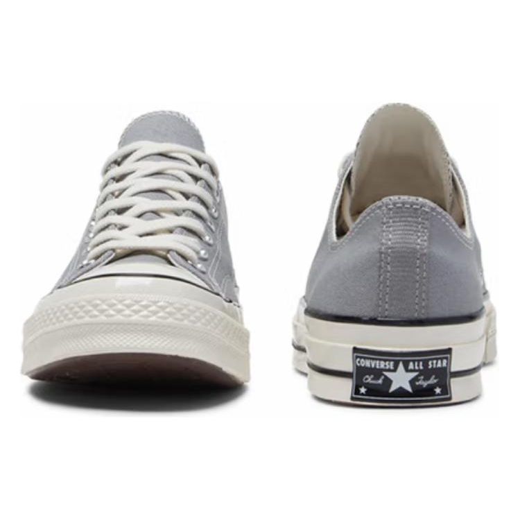 Converse Chuck 70 Удобные Универсальные Дышащие Легкие Низкие Повседневные Кроссовки Унисекс Серый A12491C