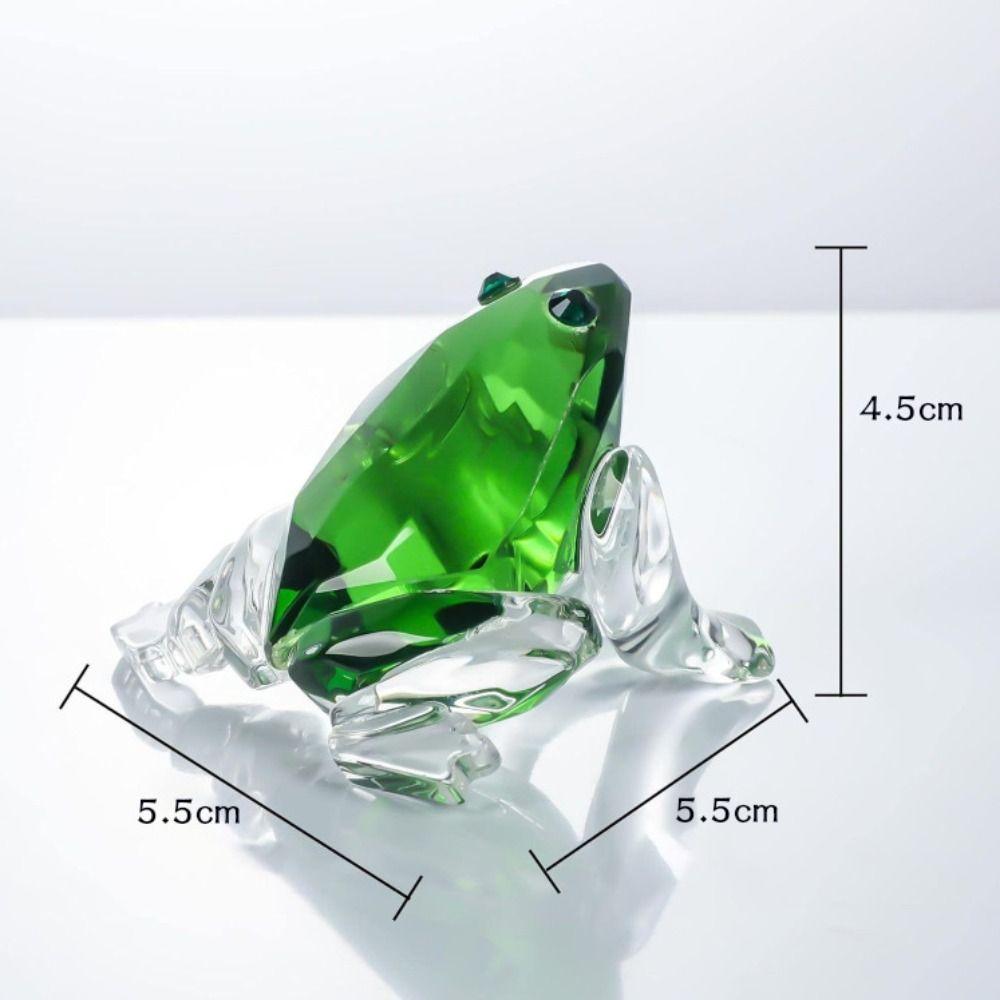 Frog Home Decoration Ornaments Crystal Pretty Glass Ornament New Crystal Frog Ornament Home