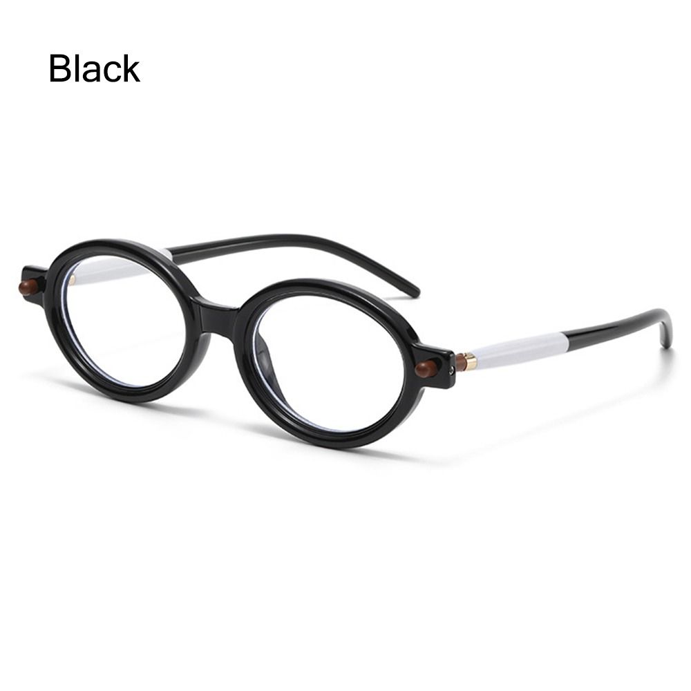 Literary Small Oval Sunglasses Punk Beach/Travel/Streetwear Glasses Flat Glasses for Women & Men