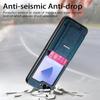 Чехол для Samsung Galaxy Z Flip5 5G с подставкой, задняя крышка из ретро-кожи с держателем для карт