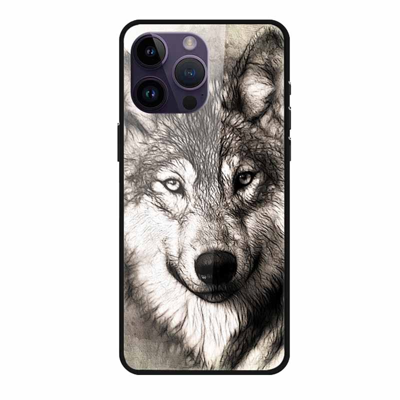 Стеклянная задняя крышка для чехла телефона iphone 16 Pro Max 16Pro Max Жесткий закаленный стеклянный чехол Для iphone 15 Pro Max Чехол Мягкий бампер из ТПУ