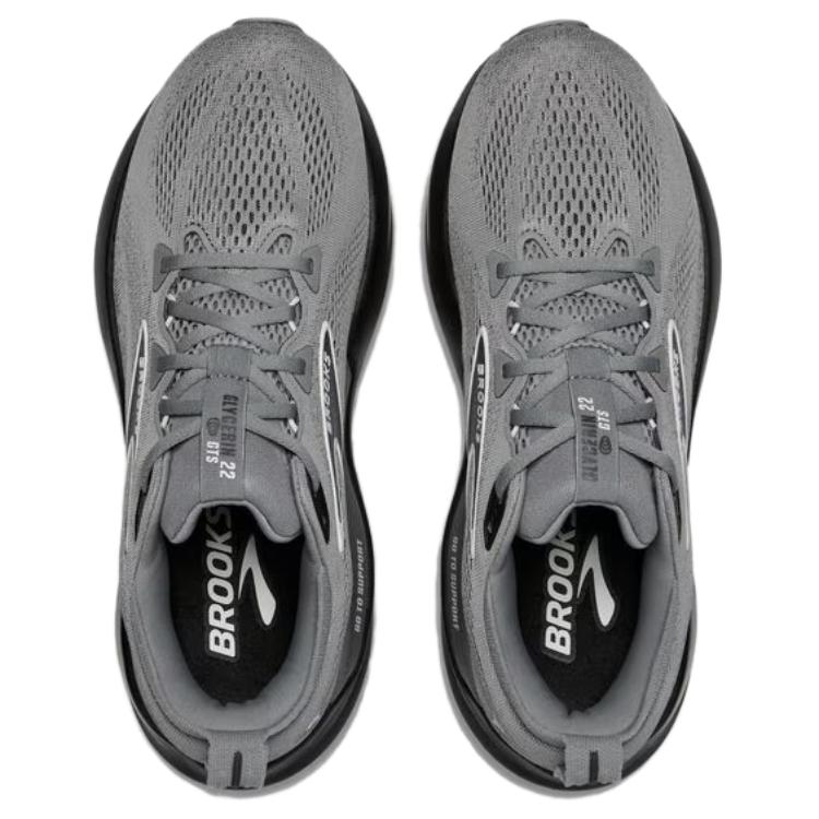 Brooks Glycerin GTS 22 Поддерживающие Удобные Универсальные Амортизация Нескользящие Прочные Низкие Повседневные Марафонские Беговые Кроссовки Мужские кроссовки 110446-078