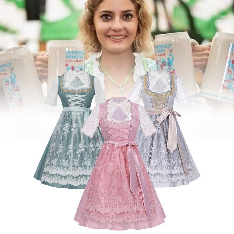 Стильный наряд для пивного фестиваля Октоберфест для женщин из удобной полиэстеровой ткани