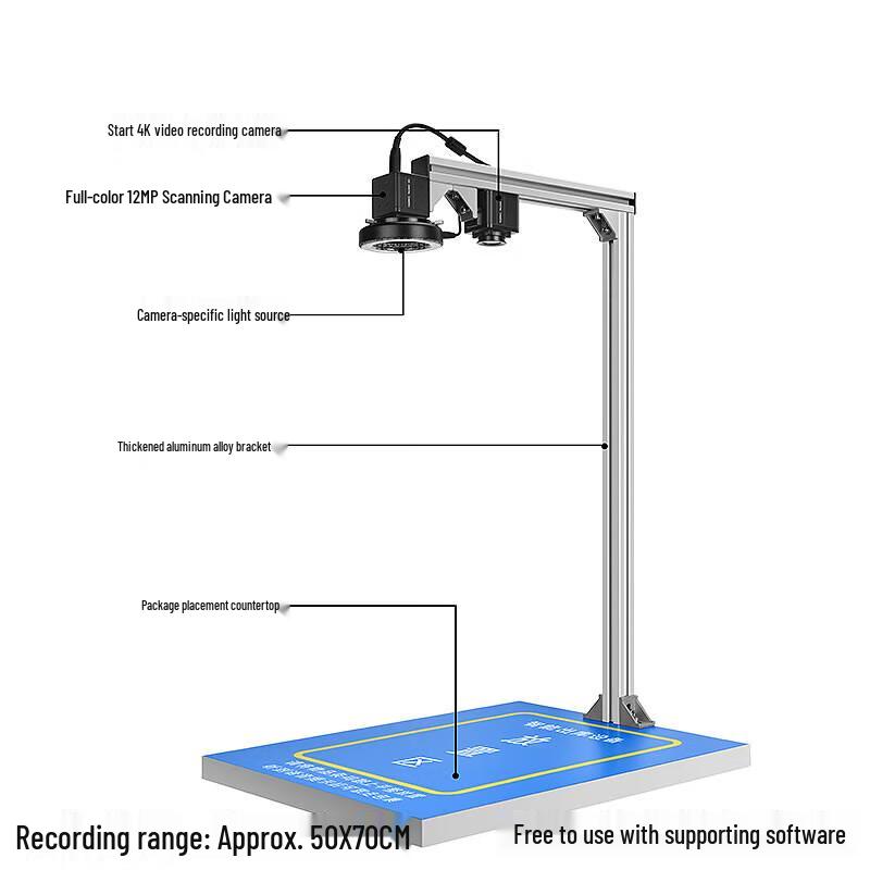 HD Scanning Camera for E-commerce & Warehouse CN plug (adapter included)