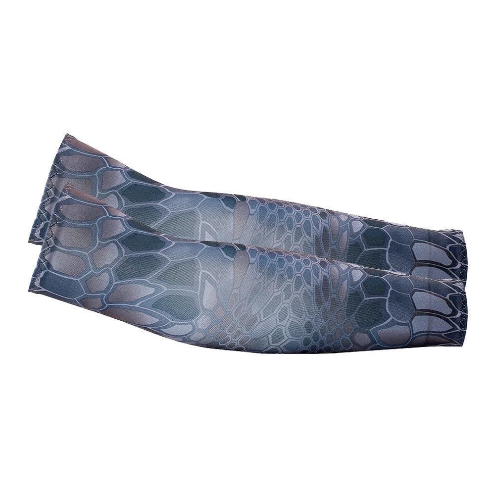 Women's UV-Protective Ice Silk Cycling Arm Sleeves - Lightweight, Breathable, Elastic Sleeves for Sun Protection and Scar Coverage.