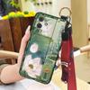 Kickstand Back Cover Phone Case For Cubot Note21 Lanyard Chinese style Elderly lady Fashion Phone Holder For Mom Durable