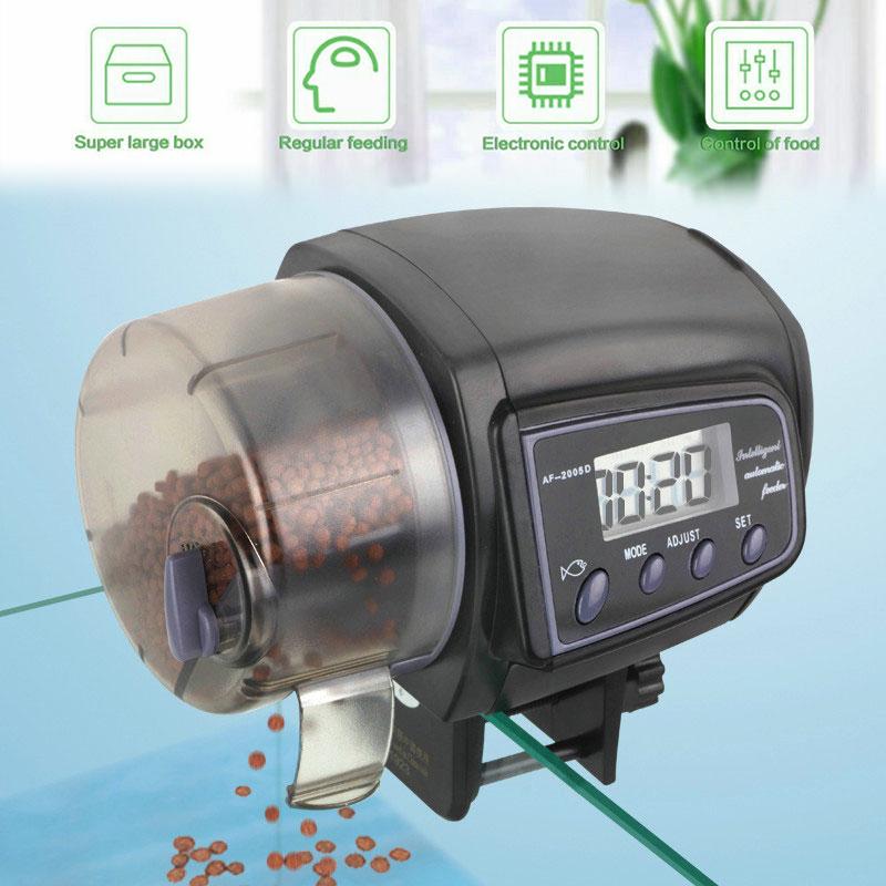Автоматическая цифровая кормушка для рыбы, праздничный таймер, автоматический дозатор для кормления домашних животных