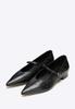 Wittchen Women's Pumps Made Of Natural Leather With Small Rhinestones, Black, Black, Natural Leather