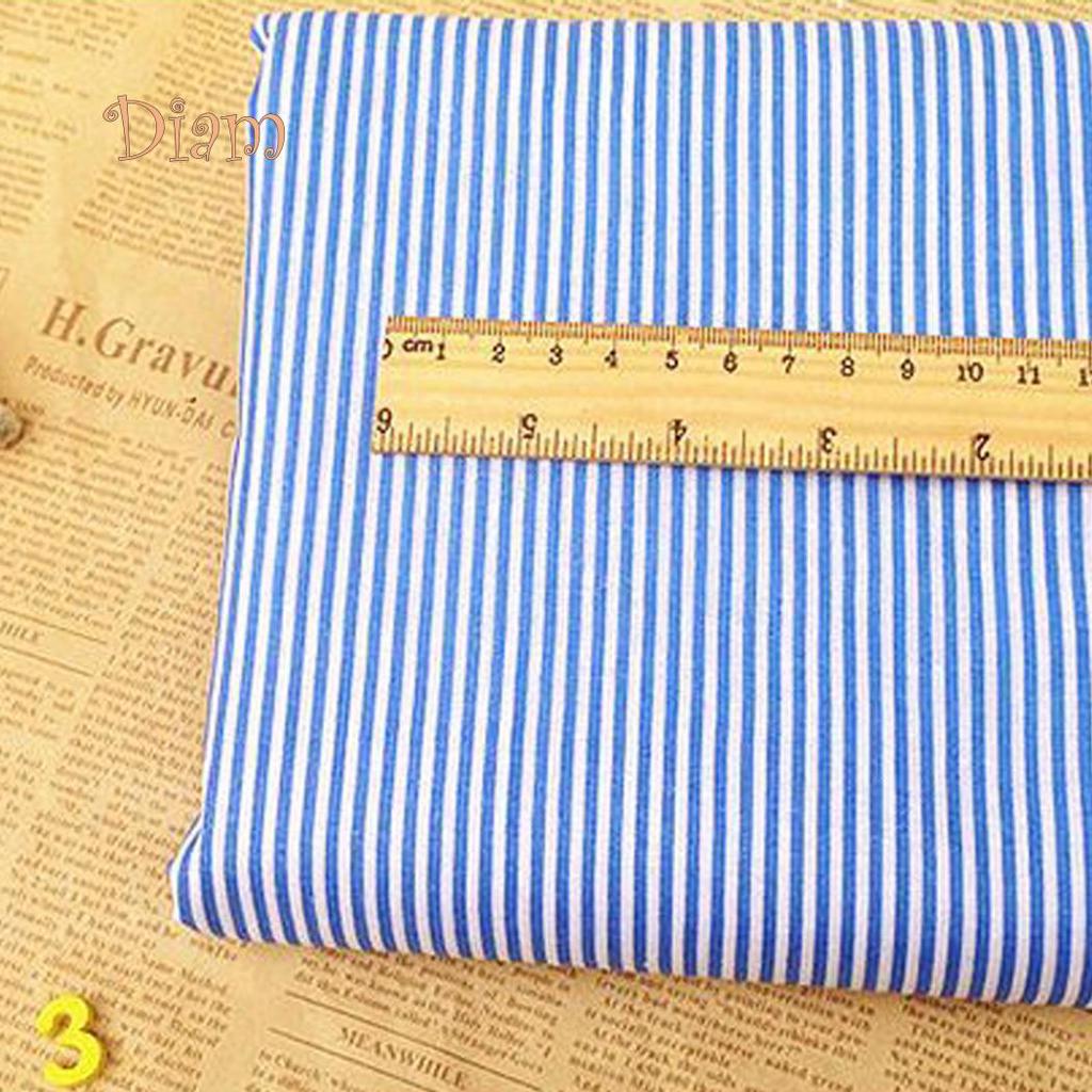 Lachepper 7Pcs/Set Fabric Floral Plaid Cotton Cloth DIY Craft Sewing Handmade Accessories