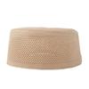 Knitted Cotton Turban Hat for Men Breathable Islamic Kufi Prayer Hat EID Ramadan Hijabs Beanie Cap Arabian Skull Hat