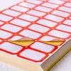 Colored Self-Adhesive Label Stickers for Handwriting, 50 Sheets - Office Use Name & Price Tags