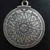 Унисекс Миф Амулет Викингов Руны Каббала Соломон Винтаж Ретро Кулон Любовник Резной Диск Ожерелье
