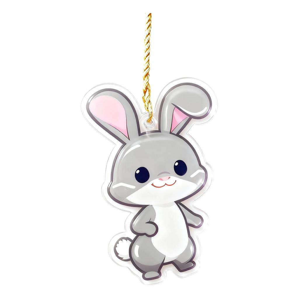 2D Acrylic Animal Ornaments – Hanging For Bags, Keys, And Holiday Decor