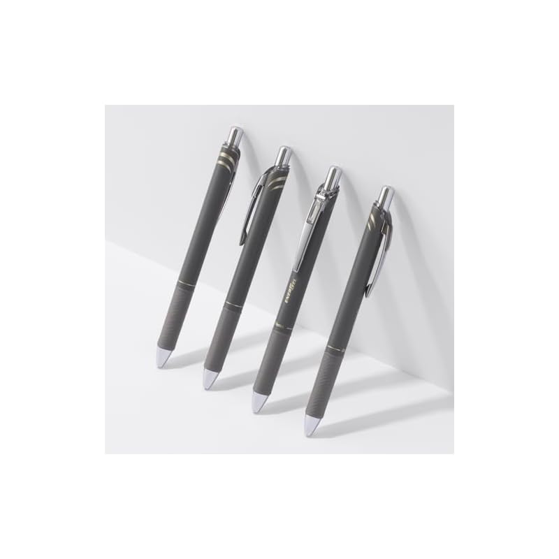 Pentel EnerGel Kohare 0.5mm Gel Ink Ballpoint Pen, Limited Edition, Star Shadow (Black Ink), 10 pens, BLN75KH-A(10)