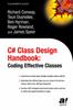 Книга C# Class Design Handbook : Coding Effective Classes