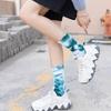 ABIF1 Длинные носки с tie-dye и крючком, Взрывной уличный стиль, Модные и стильные носки, Унисекс для скейтбординга, Спорта, Отдыха и F