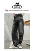 A02 Retro High Street Trend Tie Dye Wide Leg Straight Leg Pants