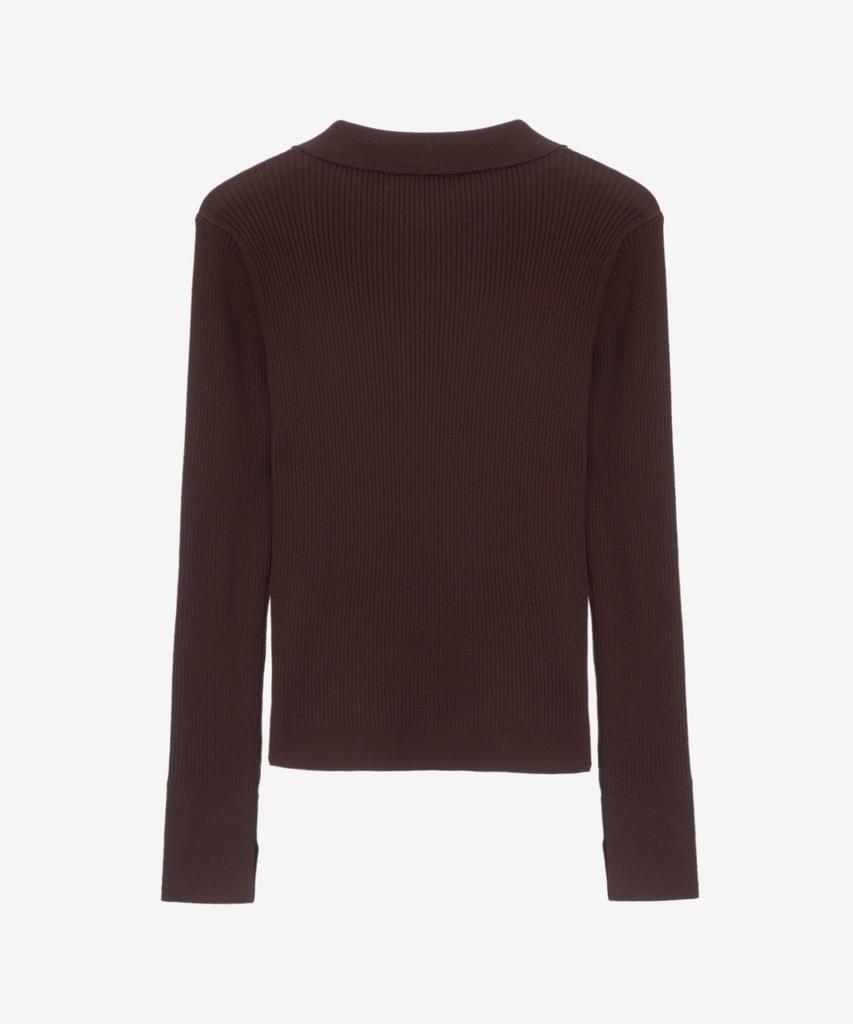MIND BRIDGE WOMEN [On][W] Slim Fit Ribbed Collar Knit - 4 Colors