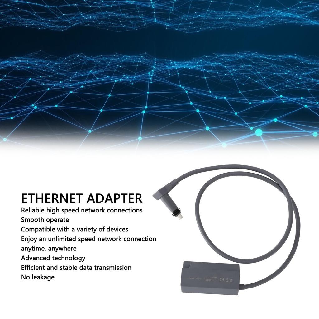 Ethernet Adapter Satellite Internet V2, Rectangular Dish Ethernet Adapter for Wired External Networks, V2 Gen2 Ethernet