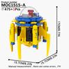 MOOXI Серия Аниме MOC Кирпичи Кирпичная Голова Фигурка Лун Сделай Сам Набор Конструкторов для Взрослых Модель Детские Образовательные Игрушки для Детей Подарок