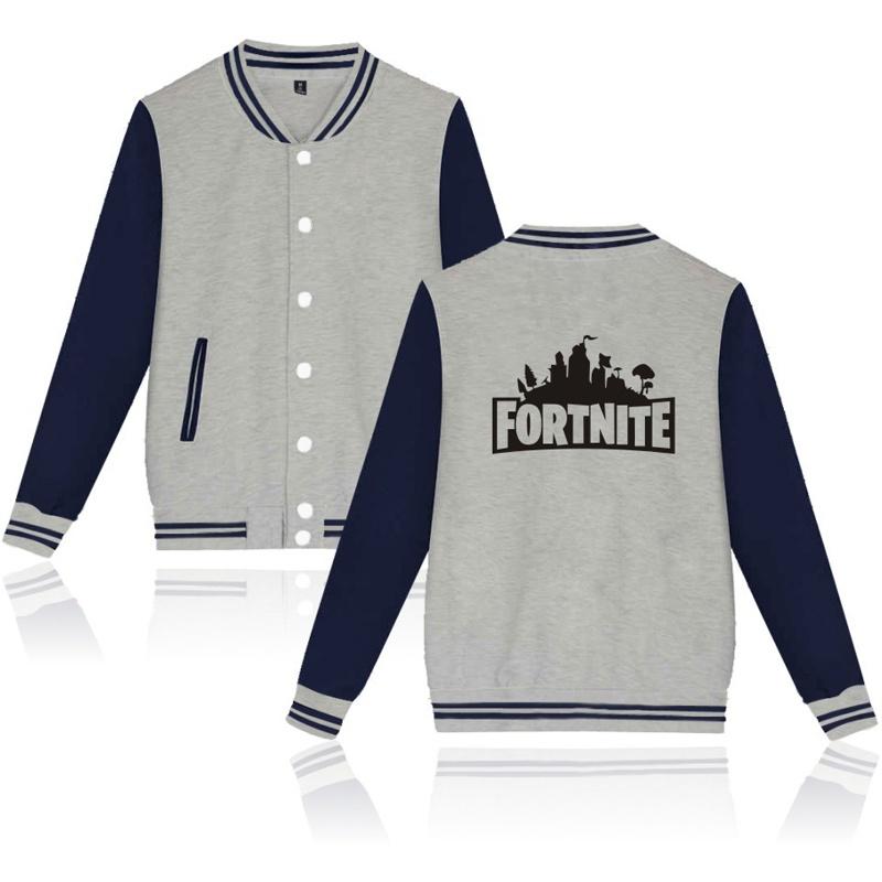 Plus Menwomen Autumn Size Buttons Sweatshirt Fortnite Fashion Jackets Baseball