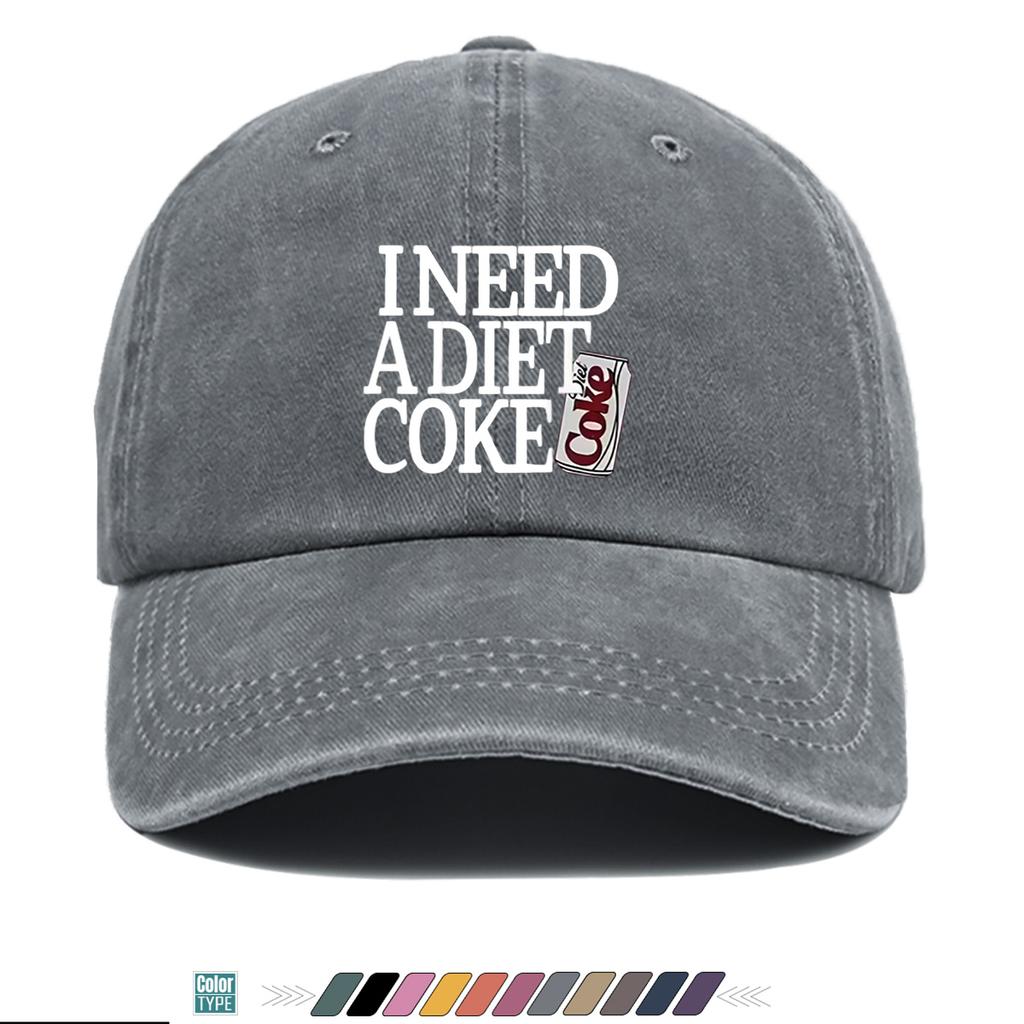 Кепка-Snapback Diet Coke Iconic Can Cap Унисекс Регулируемая Легкая Дышащая Подходит для Улицы Ретро Винтажный Стиль