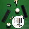 18Pcs Pool Cue Tips Stainless Cue Tip Clamp Cue Tip Shaper Chalk Cubes Pool Cue Repair Kits for Billiard Table Cue Tips