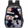 Spacious Jujutsu Kaisen Backpack For Kids With Lightweight Oxford Fabric