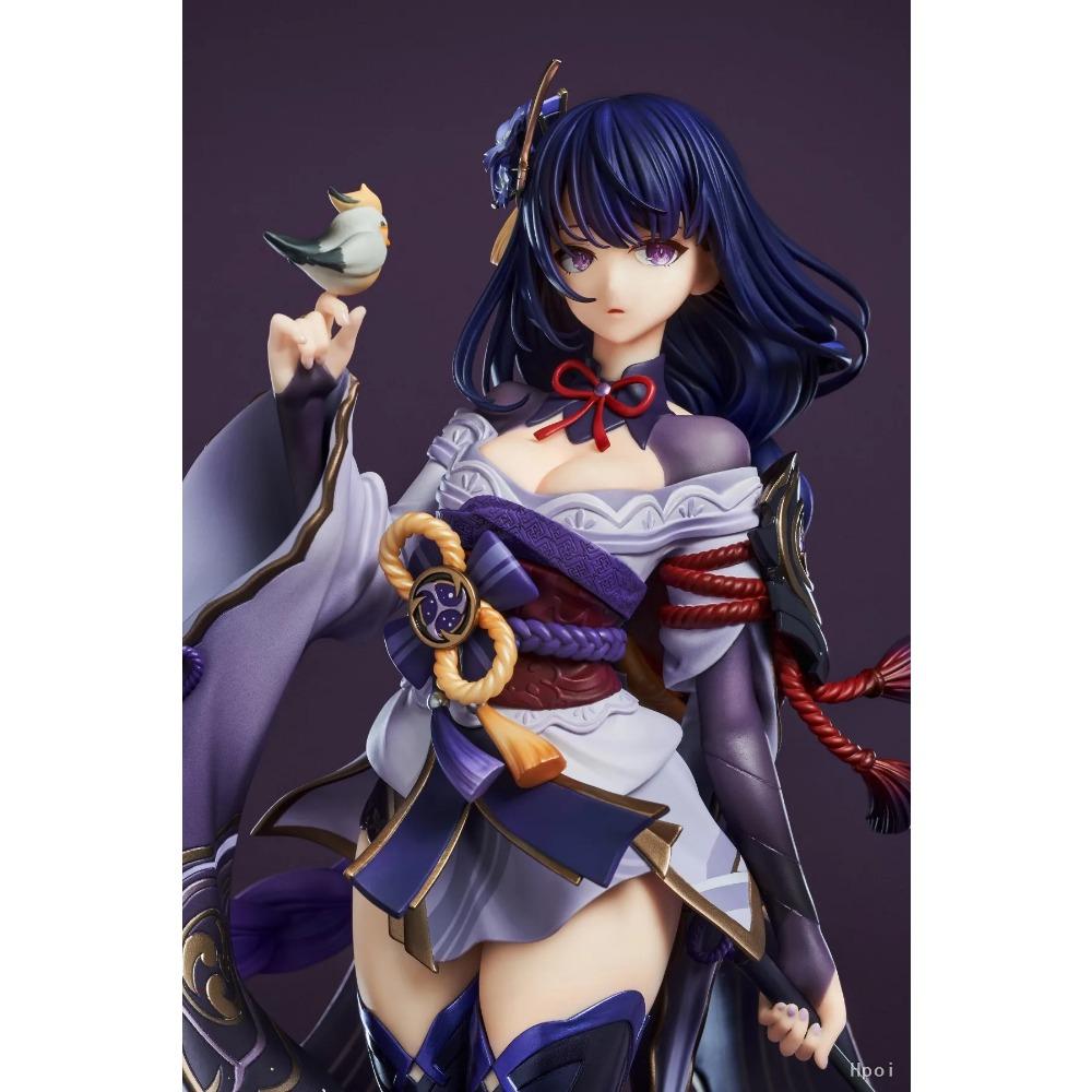 22 см Гэншин Импакт Райдэн Сёгун Аниме Фигурка Тень Вечной Тишины Кукла Сидячая Модель Игровая Серия Фигурка Действия