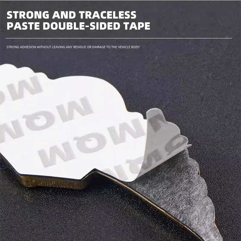QTMYN1 3D Metal Wings Stying Car Trunk Fender Emblem Stickers For Alfa Romeo Giulia Stelvio Giulietta 156 159 147 Mito Tonale Brera Dis