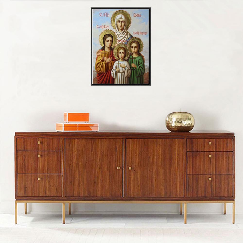 5D Diy Diamond Paintings Religion Leader Icon Mosaic True Rhinestone Cross Stitch Embroidery Mural