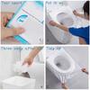 50 PCS Travel Disposable Toilet Seat Cover Waterproof Portable WC Pad Toilet Mat For Baby Pregnant Mom Independent Packing
