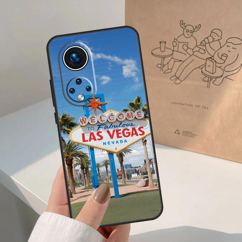 Лас-Вегас Знак СВЕТЫ Невада Рим Для Honor Магический 8 5 6 7 Pro Чехол Для Honor 400 200 Lite 50 70 90 X8c X8b X9a X9b X9c X9d Win