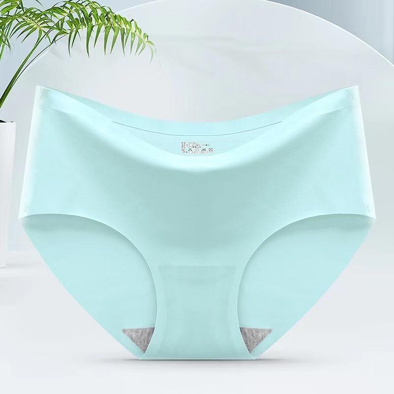 Ice Silk Underwear Seamless Panties Women Intimate Briefs Girls Plus Size Underpants Multiple Color Options Female Lingerie