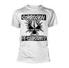 Белая футболка 'Логотип-череп' Corrosion Of Confirmity - НОВАЯ Унисекс Футболка