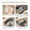 Wall Mounted Sink Sponge Holder Punch Free Soap Drainer Towel Rack Rag Drainage Rack  Kitchen