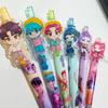 New K-POP Devil Hunter Black 0.5mm gel Pen Acrylic Patch Anime Cute Value Student Stationery Gift