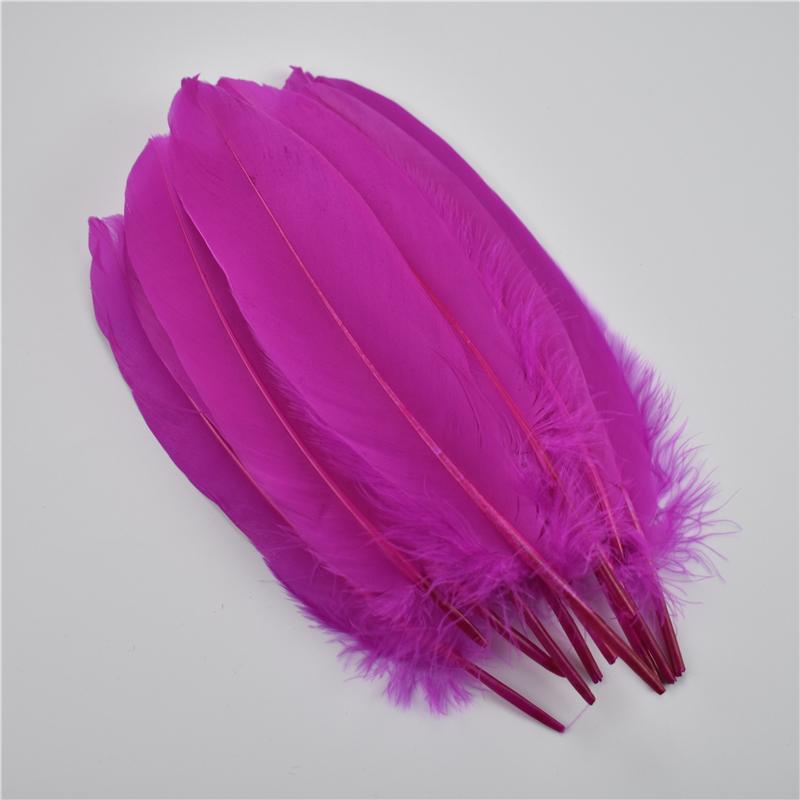 20Pcs Colorful Hard Stick Goose Feather 6-8inch/15-20cm Natural Swan Crafts Plumes Table Centerpieces Feathers for Decoration