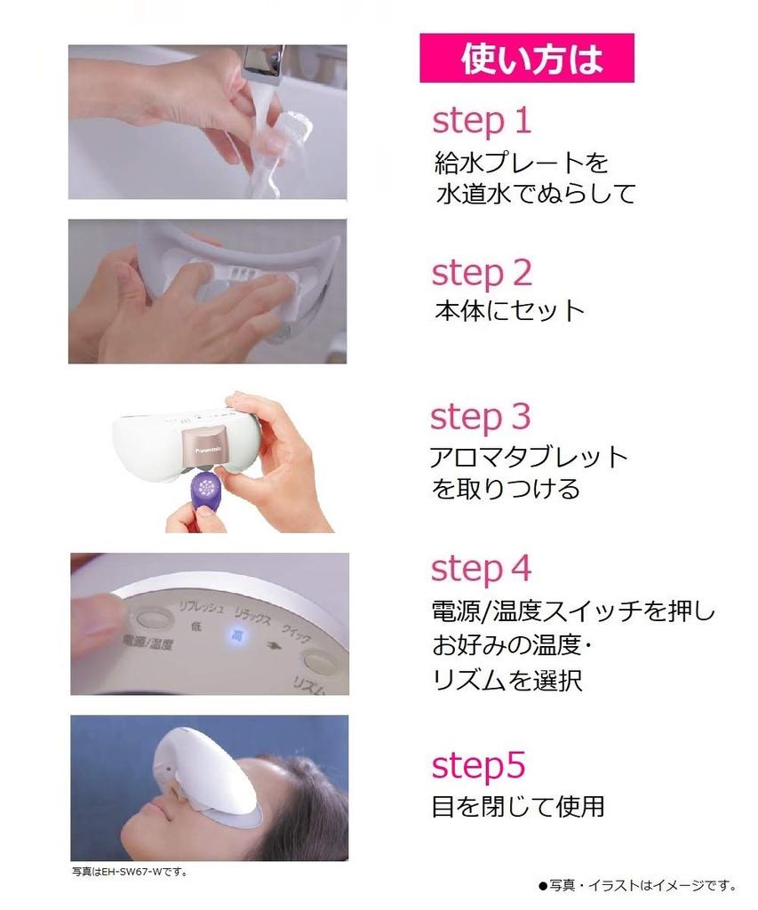 Panasonic Eye Beauty Relaxation Type Розовый тон EH-SW57-P