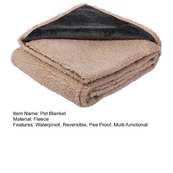 Водонепроницаемое одеяло для домашних животных, устойчивое к жидкой мочеиспускательной жидкости, одеяло для собак, дивана, кровати, дивана, двустороннее, из шерпы, защитное покрытие для мебели, для собак, кошек